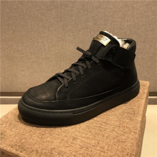 Ugg 2020 Men's Leather Wool Sneakers - 어그 2020 남서용 레더 울 스니커즈,Size(240-275),UGGS0131,블랙