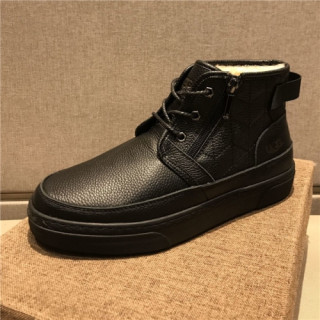 Ugg 2020 Men's Leather Wool Sneakers - 어그 2020 남서용 레더 울 스니커즈,Size(240-275),UGGS0138,블랙