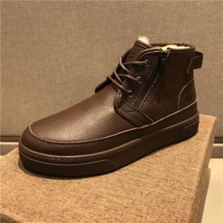 Ugg 2020 Men's Leather Wool Sneakers - 어그 2020 남서용 레더 울 스니커즈,Size(240-275),UGGS0139,브라운