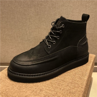 Ugg 2020 Men's Leather Wool Sneakers - 어그 2020 남서용 레더 울 스니커즈,Size(240-275),UGGS0140,블랙