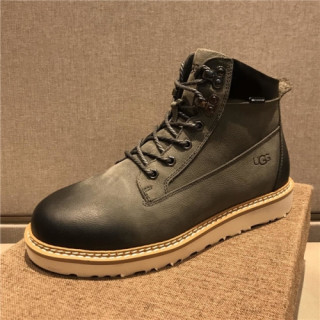 Ugg 2020 Men's Leather Wool Sneakers - 어그 2020 남서용 레더 울 스니커즈,Size(240-275),UGGS0148,그레이