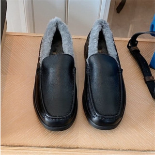 Ugg 2020 Men's Leather Wool Loafer - 어그 2020 남성용 레더 울 로퍼,Size(240-275),UGGS0154,블랙