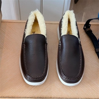 Ugg 2020 Men's Leather Wool Loafer - 어그 2020 남성용 레더 울 로퍼,Size(240-275),UGGS0155,브라운