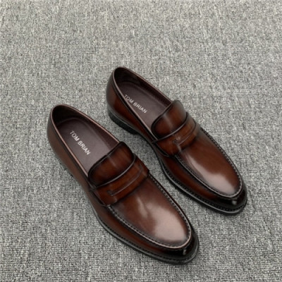 Thom Brown 2020 Men's Leather Oxford Shoes - 톰브라운 2020 남성용 레더 옥스퍼드 슈즈,Size(240-275),THOMS0034,브라운