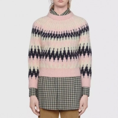 [구찌]Gucci 2020 Womens Casual Crew-neck Wool Sweaters - 구찌 2020 여성 캐쥬얼 크루넥 울 스웨터 Guc03201x.Size(s - l).핑크