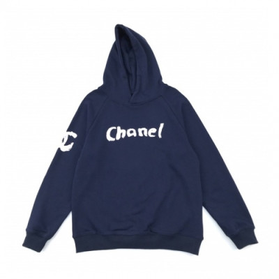 [샤넬]Chanel 2020 Mm/Wm Logo Cotton Hoodie- 샤넬 2020 남자 로고 코튼 후디 Cnl0627x.Size(s - xl).네이비
