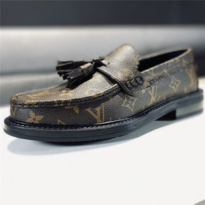 Louis Vuitton 2020 Men's Leather Loafer - 루이비통 2020 남성용 레더 로퍼,Size(240-275),LOUS1495,브라운