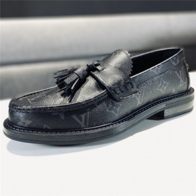 Louis Vuitton 2020 Men's Leather Loafer - 루이비통 2020 남성용 레더 로퍼,Size(240-275),LOUS1496,블랙