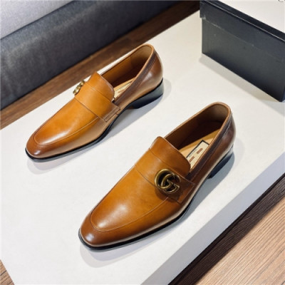 Gucci 2020 Men's Leather Oxford Shoes - 구찌 2020 남성용 레더 옥스퍼드 슈즈,Size(240-275),GUCS1273,카멜