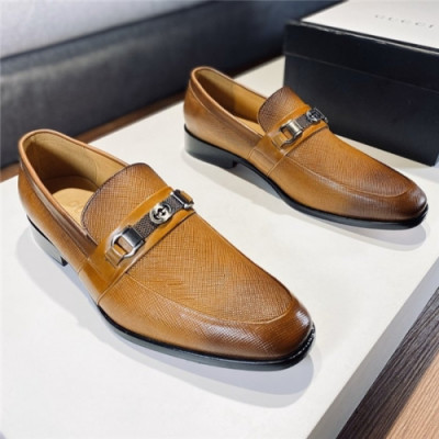 Gucci 2020 Men's Leather Oxford Shoes - 구찌 2020 남성용 레더 옥스퍼드 슈즈,Size(240-275),GUCS1278,카멜