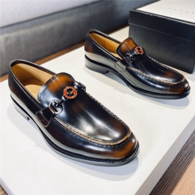 Gucci 2020 Men's Leather Oxford Shoes - 구찌 2020 남성용 레더 옥스퍼드 슈즈,Size(240-275),GUCS1280,브라운