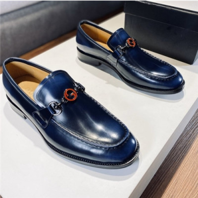 Gucci 2020 Men's Leather Oxford Shoes - 구찌 2020 남성용 레더 옥스퍼드 슈즈,Size(240-275),GUCS1282,네이비