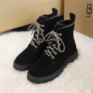 Ugg 2020 Women's Leather Wool Ankle Boots - 어그 2020 여성용 레더 울 앵글부츠,Size(225-255),),UGGS0160,블랙