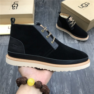 Ugg 2020 Men's Leather Ankle Boots - 어그 2020 남성용 레더 앵글부츠,Size(240-275),UGGS0165,블랙