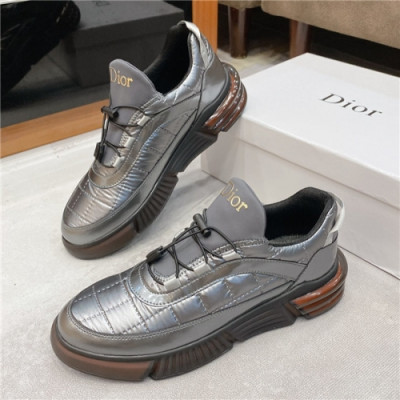 Dior 2020 Men's Leather Sneakers - 디올 2020 남성용 레더 스니커즈,Size(240-275),DIOS0259,그레이