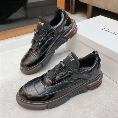 Dior 2020 Men's Leather Sneakers - 디올 2020 남성용 레더 스니커즈,Size(240-275),DIOS0260,블랙