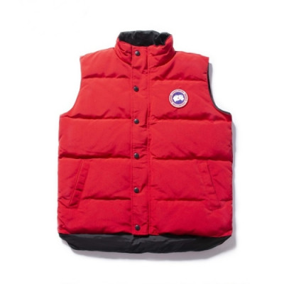 [캐나다구스]Canada Goose 2020 Mm/Wm Logo Duck Down Padding Vest - 캐나다구스 2020 남/녀 로고 덕다운 패딩조끼 Can0327x.Size(xs - 2xl).레드