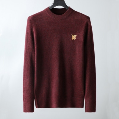 [버버리]Burberry 2020 Mens Casual Sweaters - 버버리 2020 남성 캐쥬얼 스웨터 Bur03374x.Size(m - 3xl).버건디