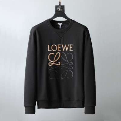 [로에베]Loewe 2020 Mm/Wm Logo Casual Cotton Tshirts - 로에베 2020 남/녀 로고 코튼 맨투맨 Loe0323x.Size(m - 3xl).블랙