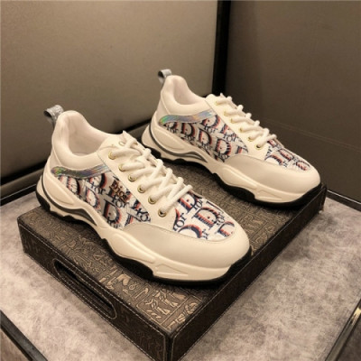 Dior 2020 Men's Leather Sneakers - 디올 2020 남성용 레더 스니커즈,Size(240-275),DIOS0264,화이트
