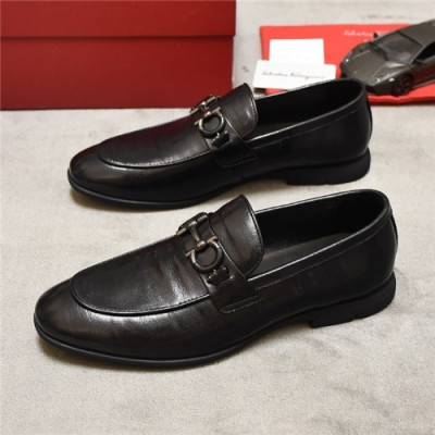 Salvatore Ferragamo 2020 Men's Leather Oxford Shoes - 페라가모 2020 남성용 레더 옥스퍼드 슈즈,Size(240-275),FGMS0469,블랙