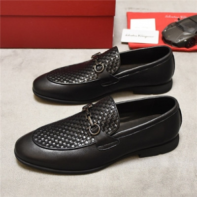 Salvatore Ferragamo 2020 Men's Leather Oxford Shoes - 페라가모 2020 남성용 레더 옥스퍼드 슈즈,Size(240-275),FGMS0471,블랙