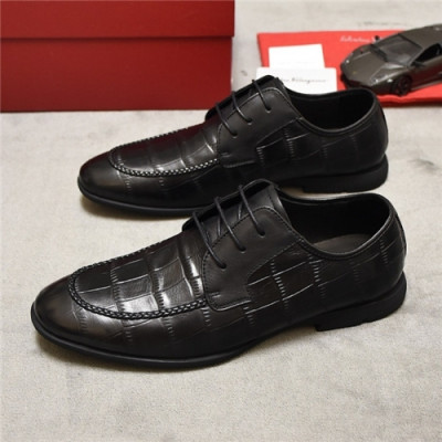 Salvatore Ferragamo 2020 Men's Leather Oxford Shoes - 페라가모 2020 남성용 레더 옥스퍼드 슈즈,Size(240-275),FGMS0472,블랙