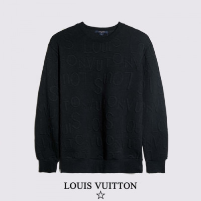 [루이비통]Louis vuitton 2020 Mens Casual Cotton Tshirts - 루이비통 2020 남성 캐쥬얼 코튼 맨투맨 Lou02416x.Size(s - 2xl).블랙