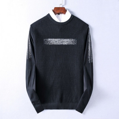 [알마니]Armani 2020 Mens Crew-neck Wool Sweaters - 알마니 2020 남성 크루넥 울 스웨터 Arm0815x.Size(m - 3xl).블랙