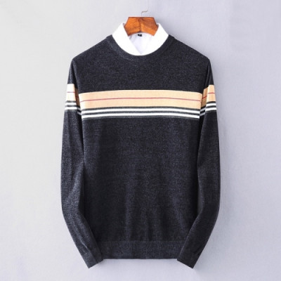 [버버리]Burberry 2020 Mens Casual Sweaters - 버버리 2020 남성 캐쥬얼 스웨터 Bur03388x.Size(m - 3xl).블랙