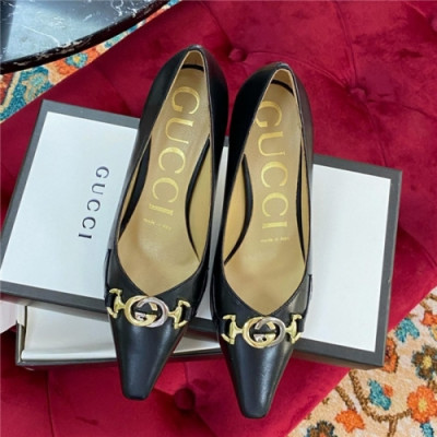 Gucci 2020 Women's Leather High Heel - 구찌 2020 여성용 레더 하이힐,Size(225-250),GUCS1305,블랙