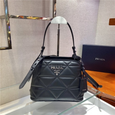 Prada 2020 Matinee Tote Cross Bag,26cm - 프라다 2020 마티네 토트 크로스백,26cm,PRAB0263,블랙