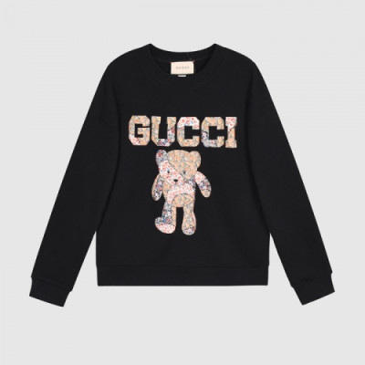 [구찌]Gucci 2020 Mm/Wm Logo Crew-neck Cotton Tshirts - 구찌 2020 남/녀 로고 코튼 크루넥 코튼 긴팔티 Guc03239x.Size(s - l).블랙