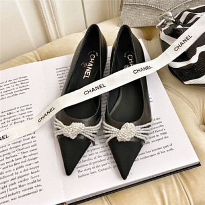 Chanel 2020 Women's Leather Flat - 샤넬 2020 여성용 레더 플렛,Size(225-250),CHAS0491,블랙