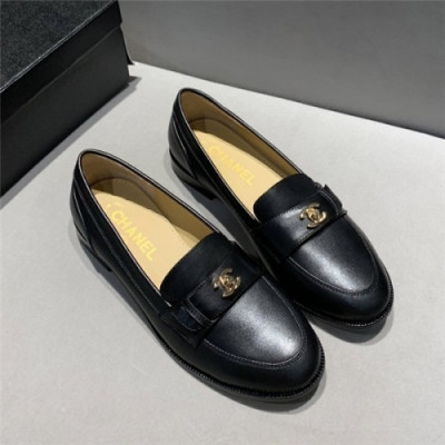Chanel 2020 Women's Leather Loafer - 샤넬 2020 여성용 레더 로퍼,Size(225-250),CHAS0494,블랙
