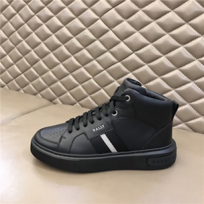 Bally 2020 Men's Leather Sneakers - 발리 2020 남성용 레더 스니커즈,Size(240-270),BALS0134,블랙
