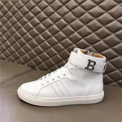 Bally 2020 Men's Leather Sneakers - 발리 2020 남성용 레더 스니커즈,Size(240-270),BALS0136,화이트