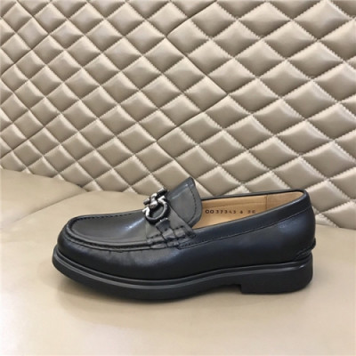 Salvatore Ferragamo 2020 Men's Leather Loafer - 페라가모 2020 남성용 레더 로퍼,Size(240-270),FGMS0491,블랙
