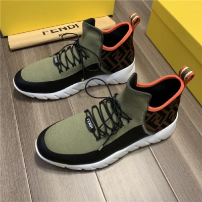 Fendi 2020 Men's Sneakers - 펜디 2020 남성용 스니커즈,Size(240-270),FENS0351,그린