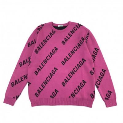 [발렌시아가]Balenciaga 2020 Mm/Wm Logo Crew-neck Sweaters - 발렌시아가 2020 남자 로고 크루넥 스웨터 Bal0882x.Size(xs - l).핑크