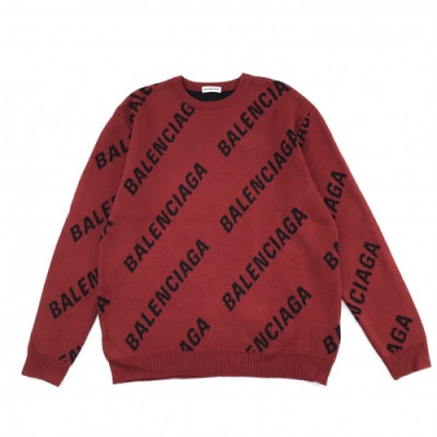 [발렌시아가]Balenciaga 2020 Mm/Wm Logo Crew-neck Sweaters - 발렌시아가 2020 남자 로고 크루넥 스웨터 Bal0883x.Size(xs - l).레드