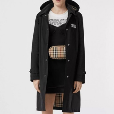 [버버리]Burberry 2020 Womens Vintage Cotton Trench Coats - 버버리 2020 여성 빈티지 코튼 트렌치 코트 Bur03432x.Size(s - xl).블랙