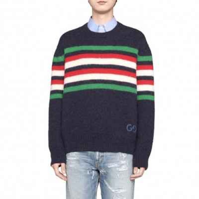 [구찌]Gucci 2020 Mens Logo Crew-neck Sweaters - 구찌 2020 남성 로고 코튼 크루넥 스웨터 Guc03256x.Size(s - xl).블랙