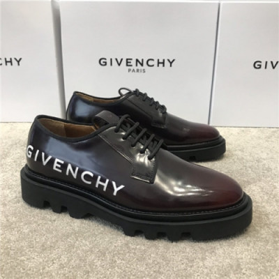 Givenchy 2020 Men's Leather Oxford Shoes - 지방시 2020 남성용 레더 옥스퍼드 슈즈,Size(240-270),GIVS0133,와인