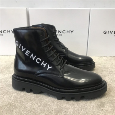 Givenchy 2020 Men's Leather Ankle Boots - 지방시 2020 남성용 레더 앵글부츠,Sizze(240-270),GIVS0135,블랙