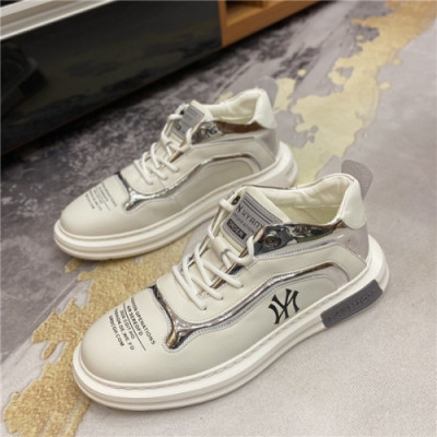 Gucci Mens Leather Sneakers - 구찌 남성용 레더 스니커즈,Size(240-270),GUCS1328,화이트