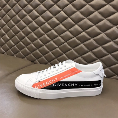 Givenchy 2020 Men's Leather Sneakers - 지방시 2020 남성용 레더 스니커즈,Size(240-270),GIVS0141,화이트