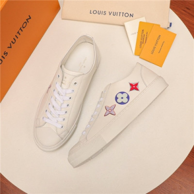 Louis Vuitton 2020 Men's Leather Sneakers - 루이비통 2020 남성용 레더 스니커즈,Size(240-270),LOUS1531,화이트