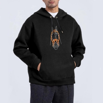 [에르메스]Hermes 2020 Mens Logo Casual Cotton Hoodie - 에르메스 2020 남성 로고 캐쥬얼 코튼 후드티 Her0554x.Size(m - 3xl).블랙