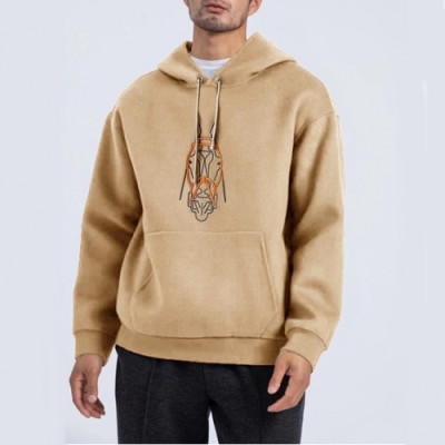 [에르메스]Hermes 2020 Mens Logo Casual Cotton Hoodie - 에르메스 2020 남성 로고 캐쥬얼 코튼 후드티 Her0555x.Size(m - 3xl).카멜